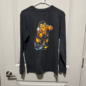 Graphic Long Sleeve Shirt with Gritty